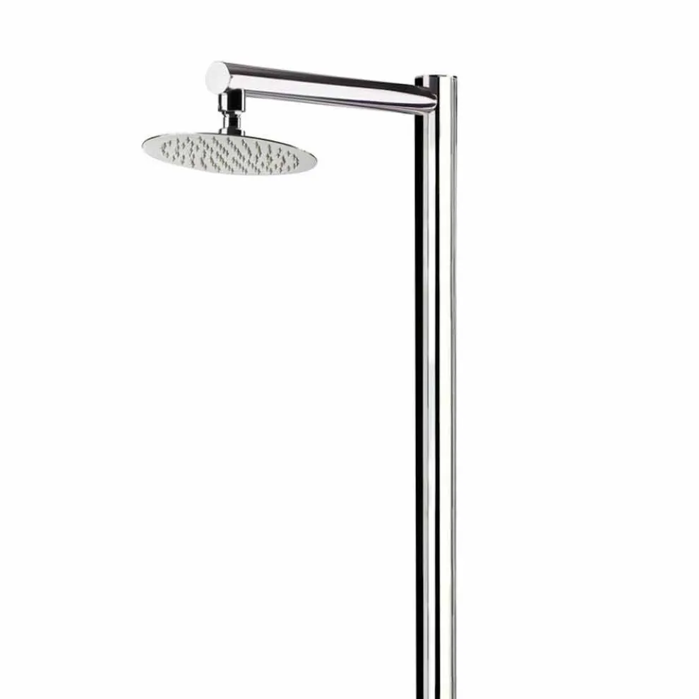Gartenduschsäule aus verchromtem Edelstahl Made in Italy - Modeo