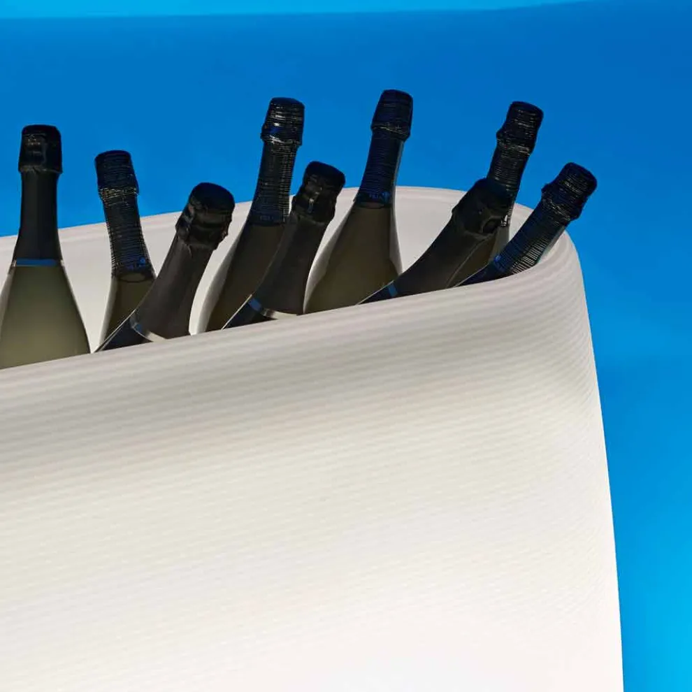 Pflanzgefäßvase aus leuchtendem Kunststoff, Design in 3 Größen, 2 Stück - Pandora von Myyour