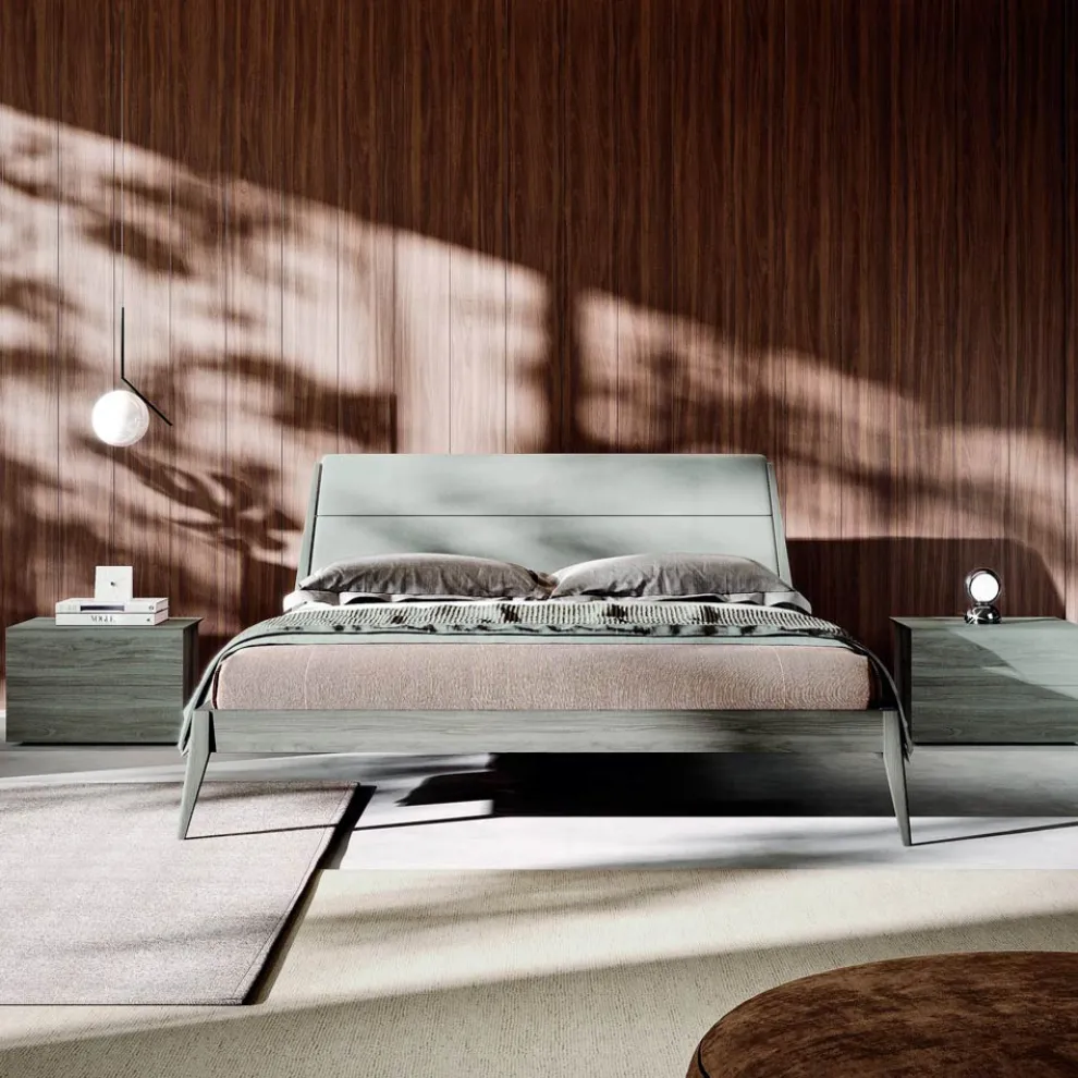 Doppelzimmer mit 4 Elementen Made in Italy Möbel - Lucania