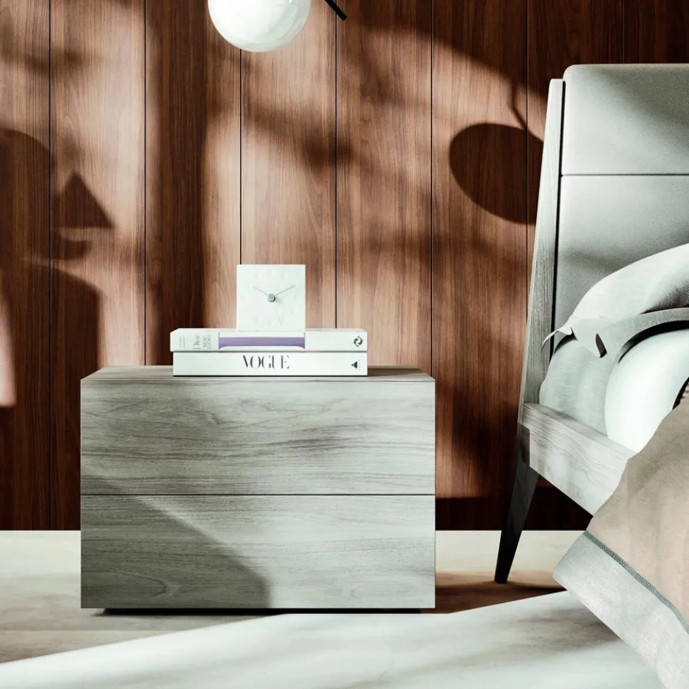 Doppelzimmer mit 4 Elementen Made in Italy Möbel - Lucania