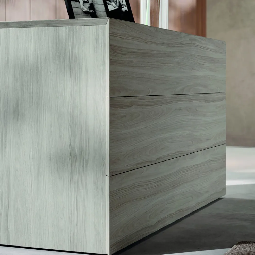 Doppelzimmer mit 4 Elementen Made in Italy Möbel - Lucania