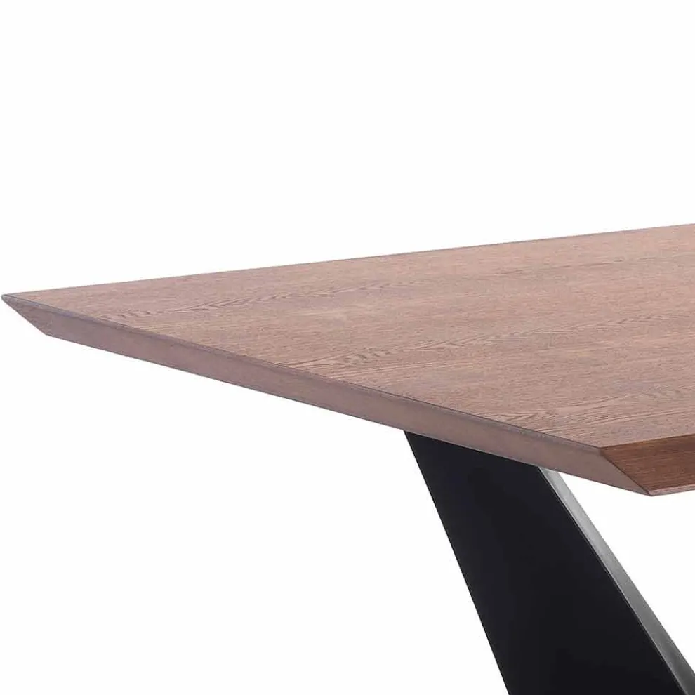 Küchentisch aus MDF und Metall in modernen Design - Helene