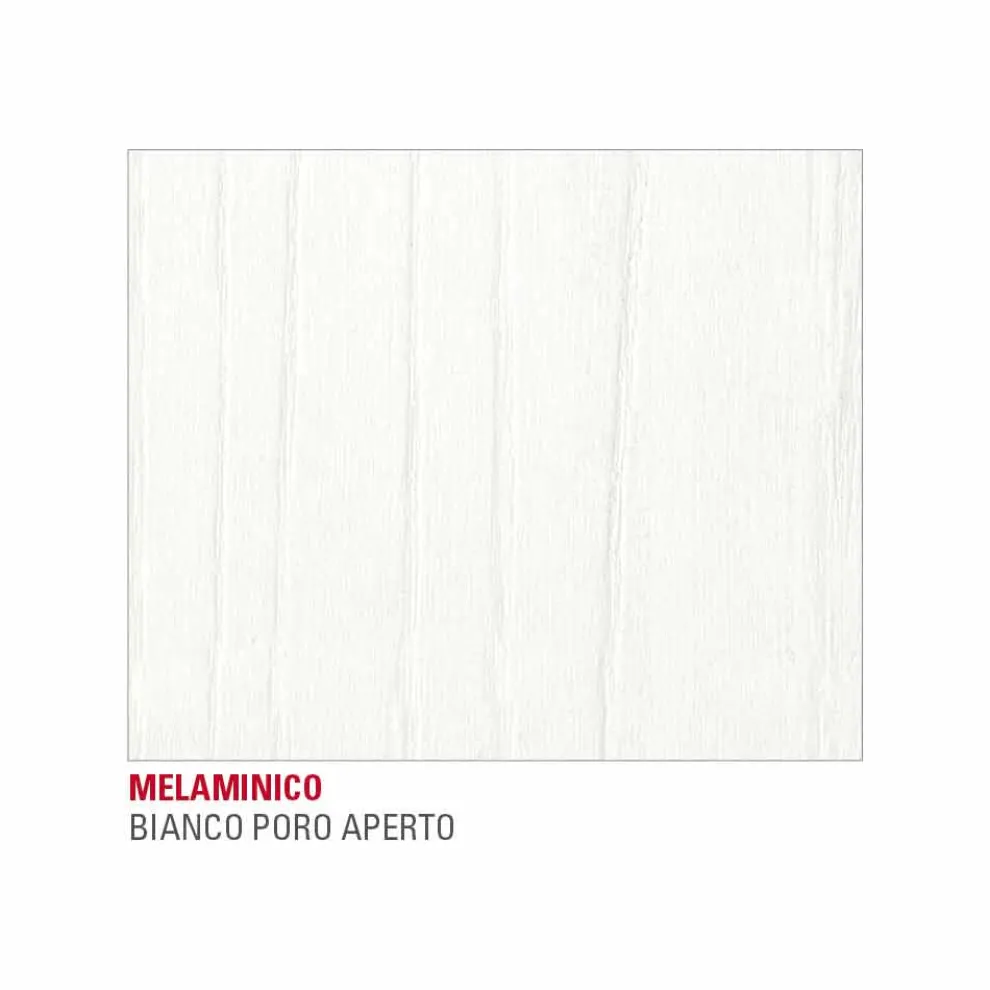 Küchentisch mit Melaminplatte und Metallgestell Made in Italy - Spilla