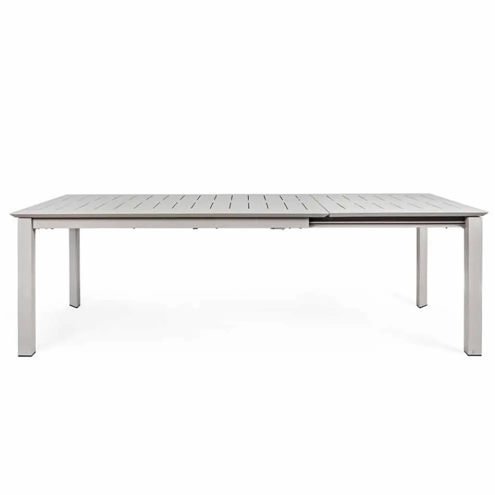 Ausziehbarer Tisch im Freien Bis zu 240 cm in Aluminium Homemotion - Casper