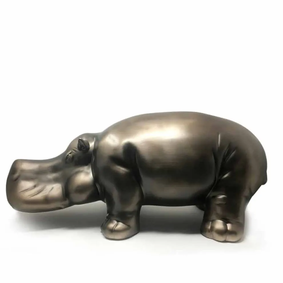 Keramik Ornamente in Nilpferdform, Made in Italy - Savage