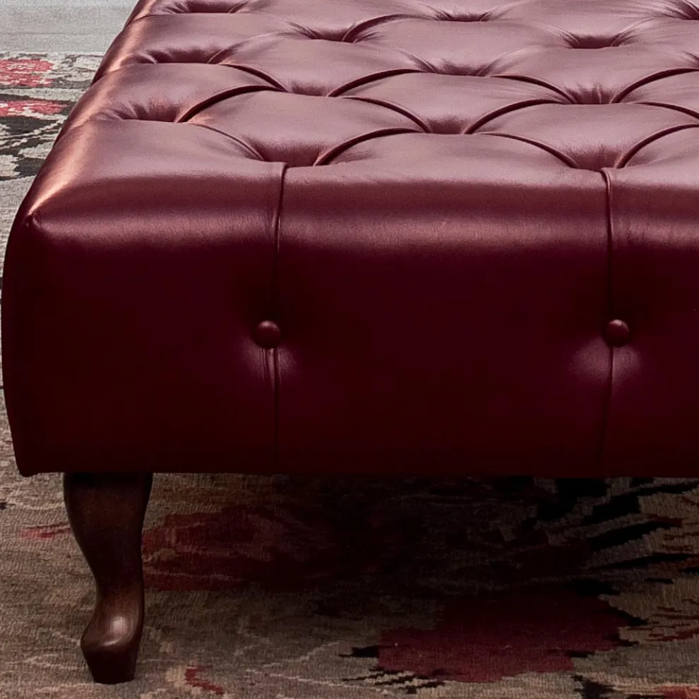 Klassische Bank mit Füßen aus Buchenholz Made in Italy - Spassoso