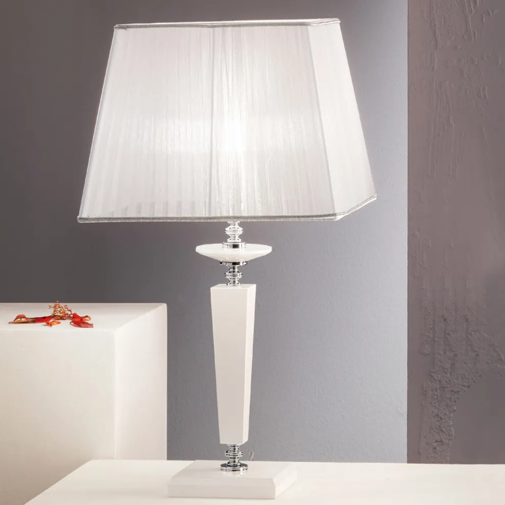 Klassische Tischlampe aus italienischem handgefertigtem Glas - Malaysia