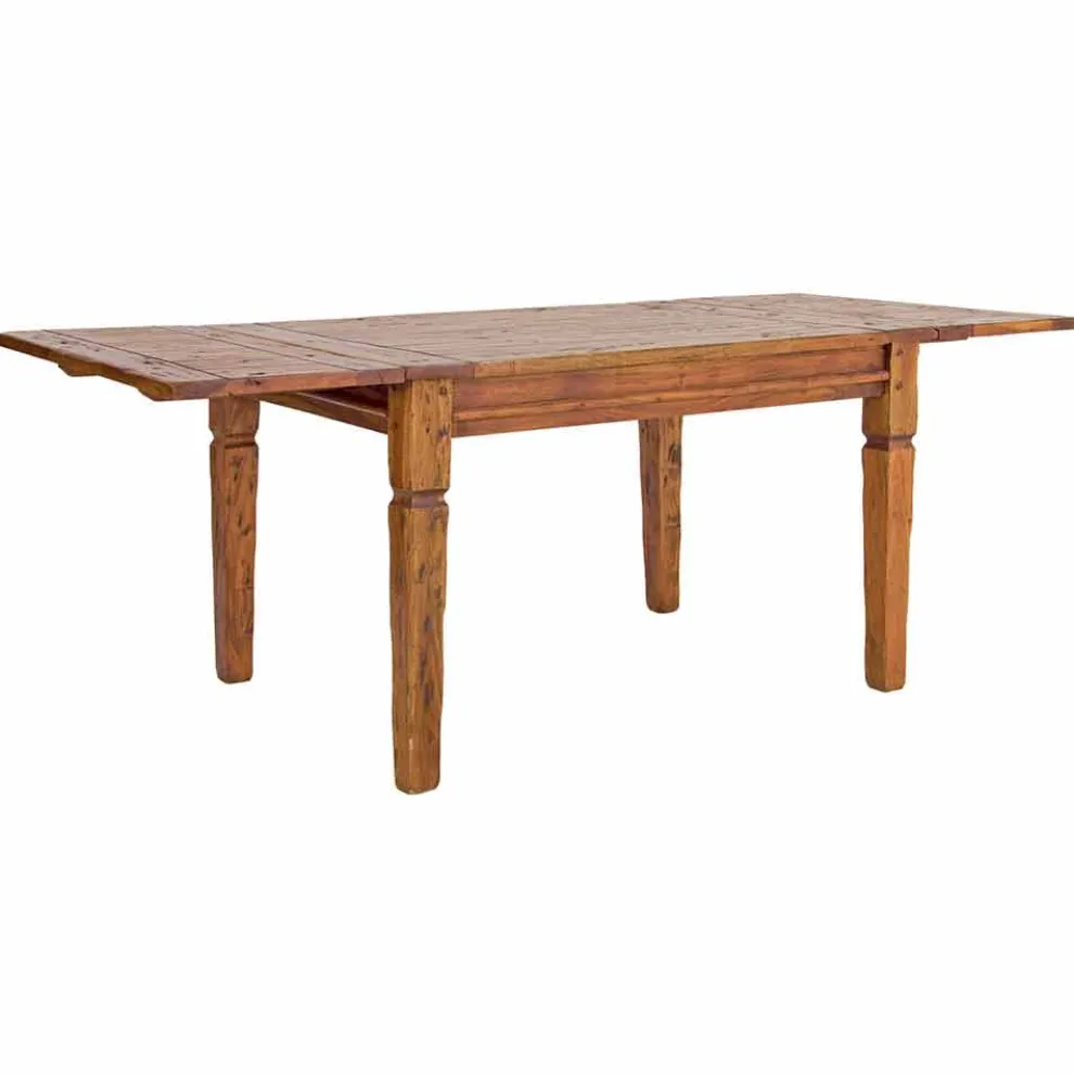Klassischer ausziehbarer Tisch Bis zu 290 cm in Massivholz Homemotion - Carbo