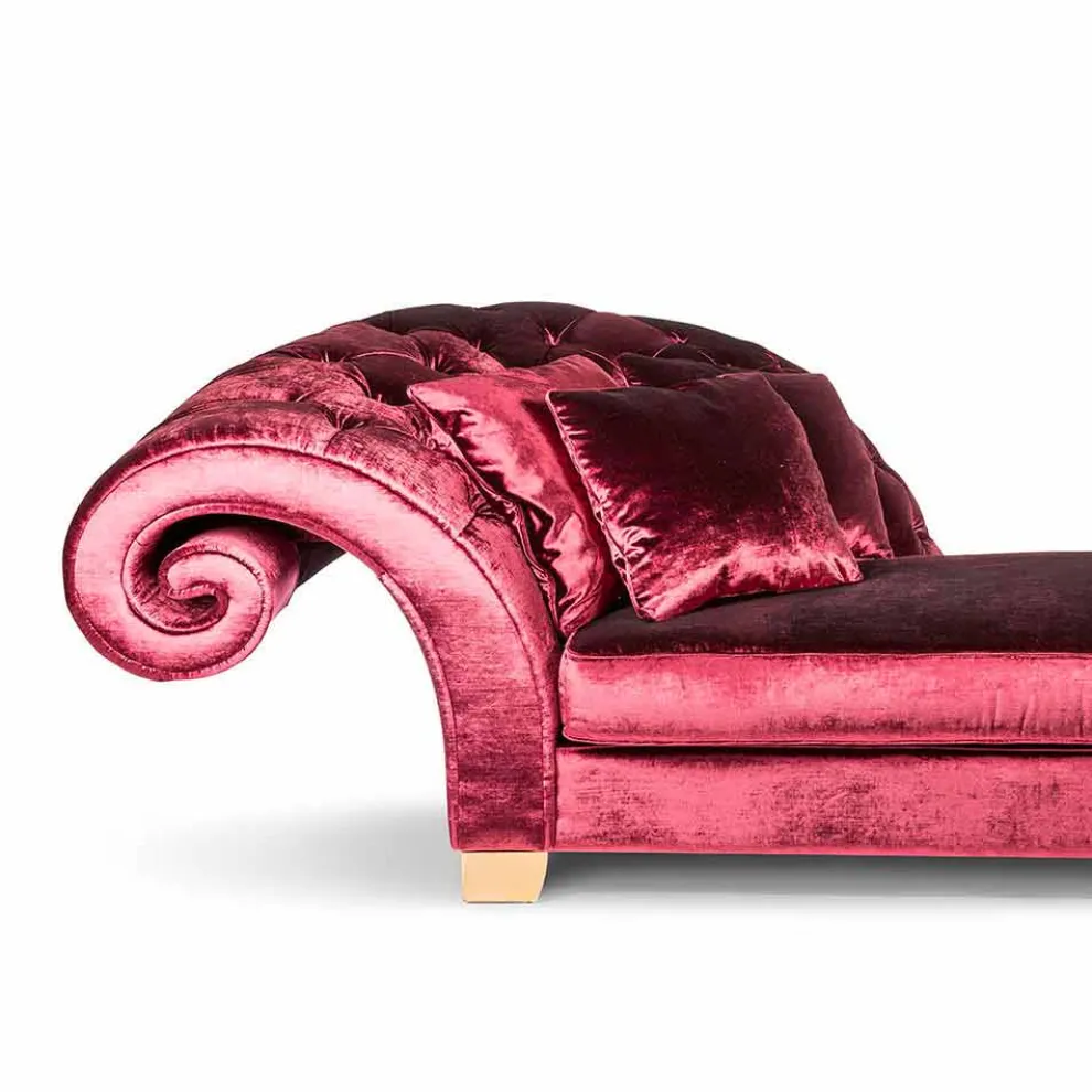 Klassischer Design-Loungesessel Basco, Made in Italy, Stoffbezug