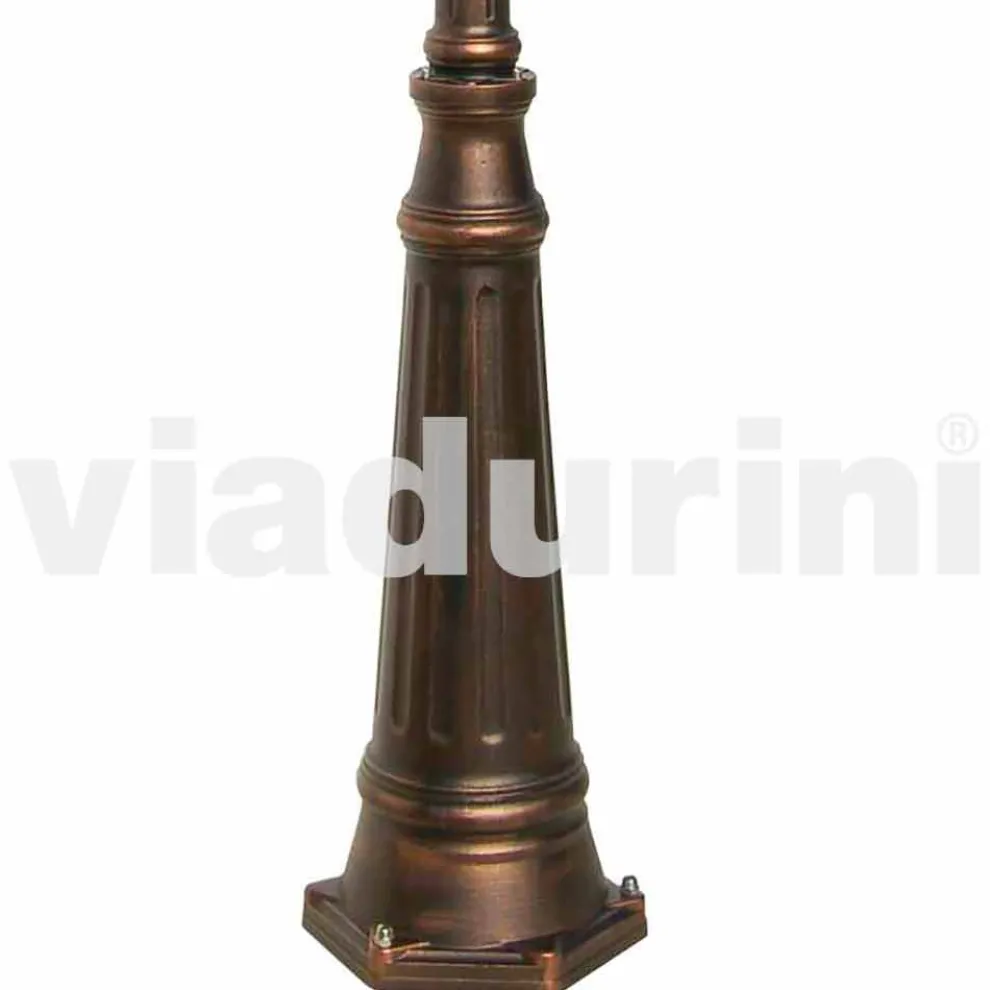 Klassischer Gartenlaternenpfahl aus Aluminium, made in Italy, Anika