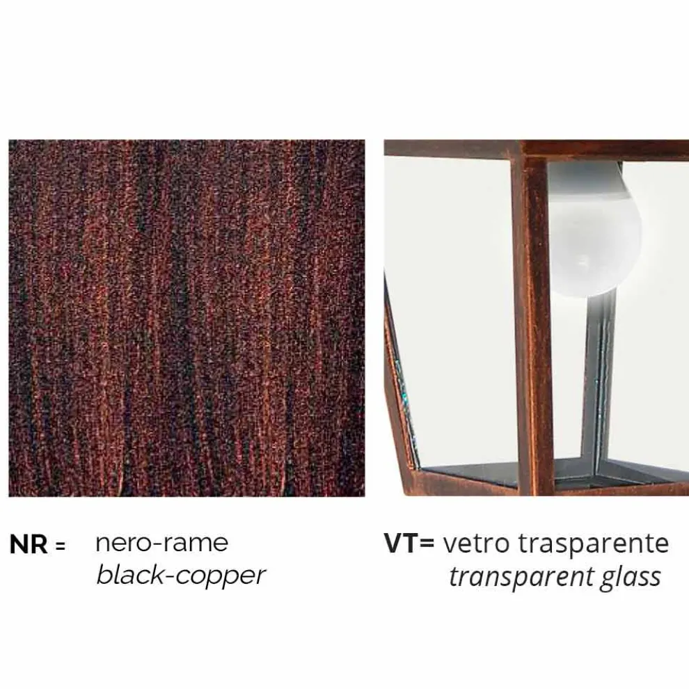 Klassischer Outdoor-Laternenpfahl mit drei Lichtern, hergestellt in Italien, Aquilina