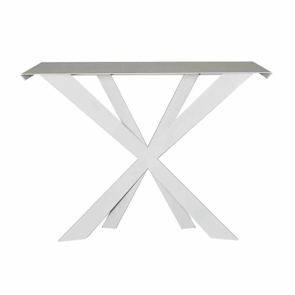 Konsolentisch aus farbigem Eisen Made in Italy - Zecchina