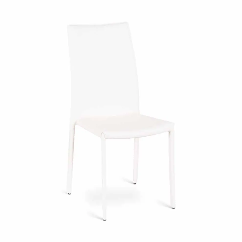 Kunstleder Stuhl im 4er Set in modernem Design Gioia