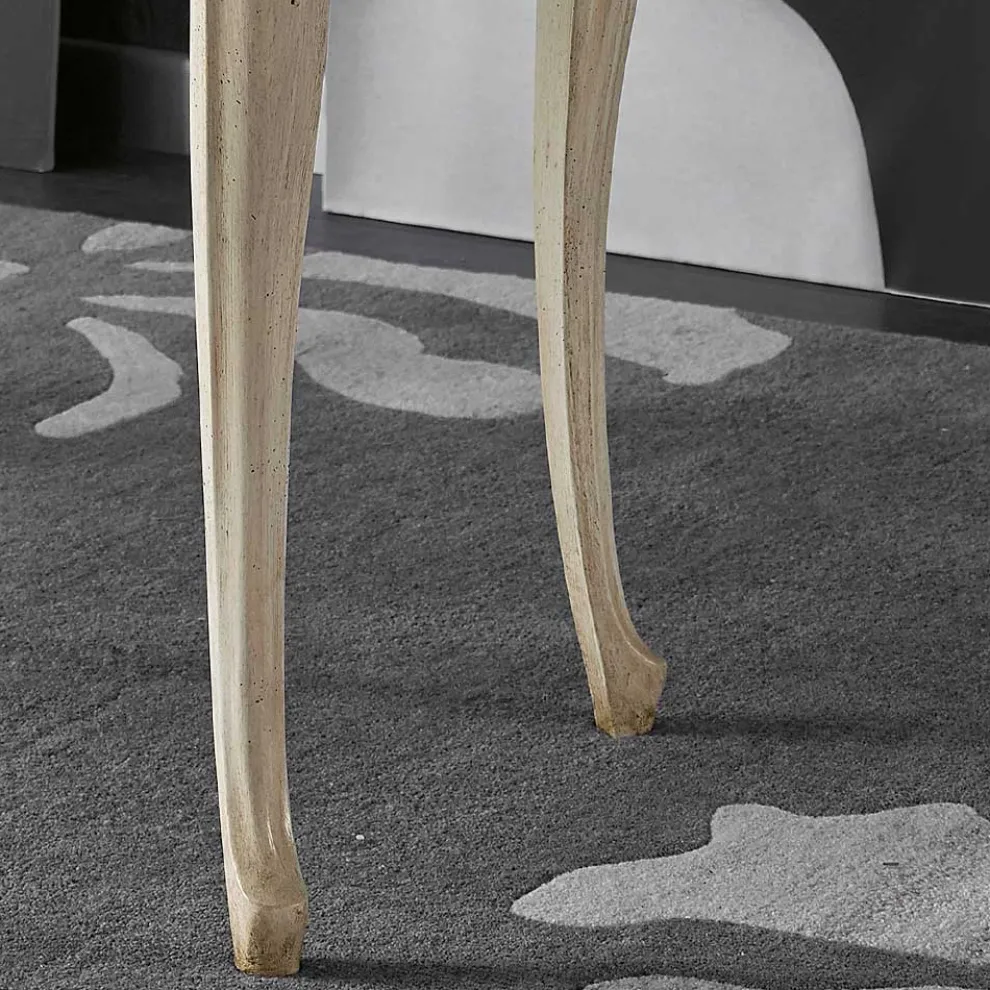 Luxuriöser Wohnzimmerschreibtisch aus Holz mit 5 Schubladen Made in Italy - Caligola