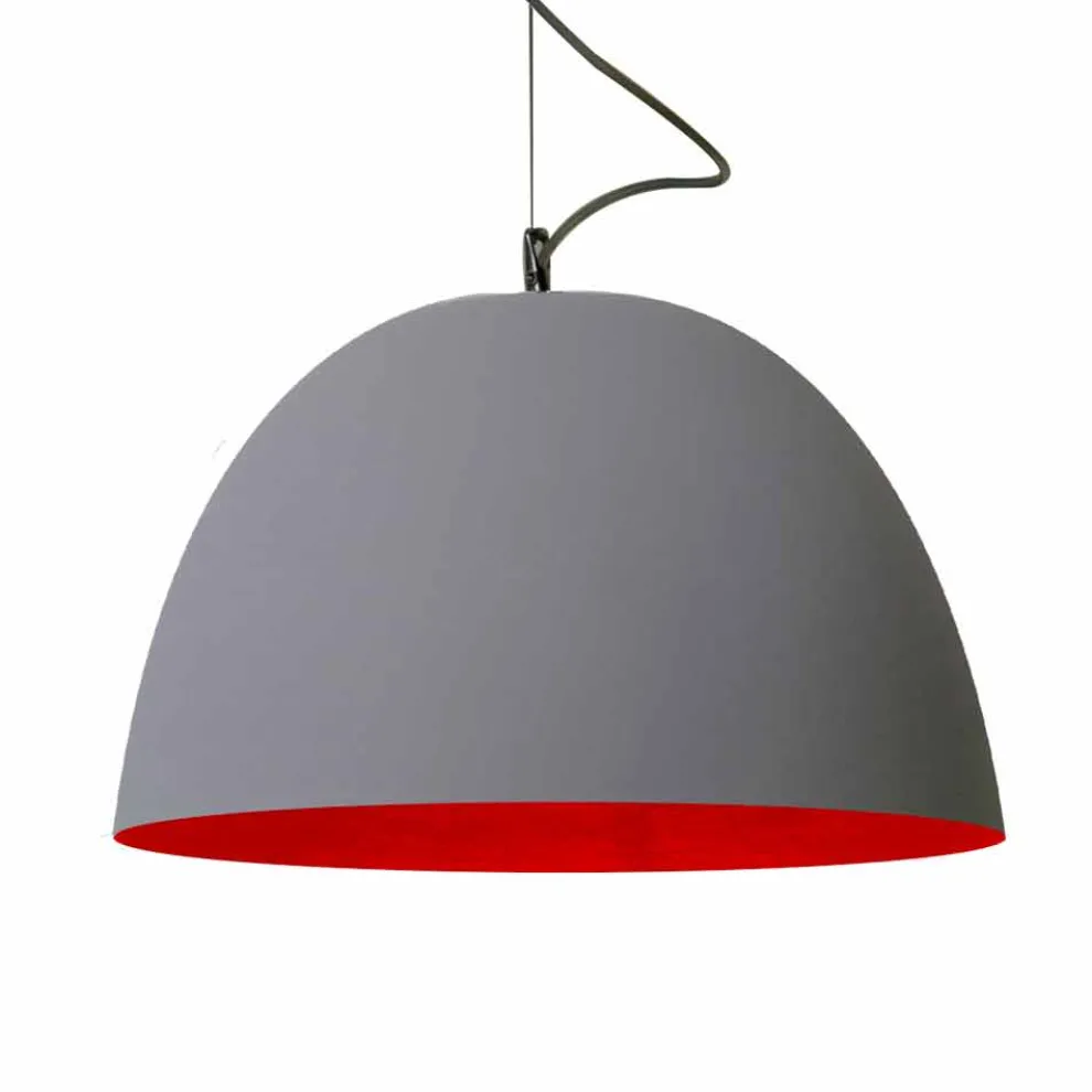 Lackierte Pendelleuchte In-es.artdesign H2o Moderner Zement