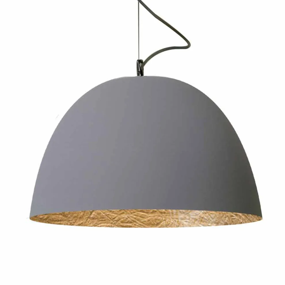 Lackierte Pendelleuchte In-es.artdesign H2o Moderner Zement