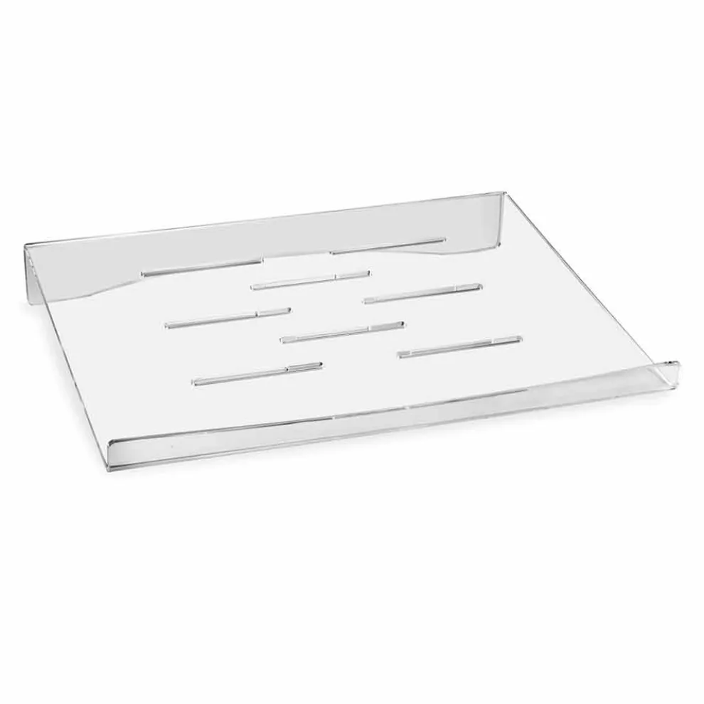 Laptopständer in transparentem oder geräuchertem Plexiglas Design 2 Stück - Nerdino