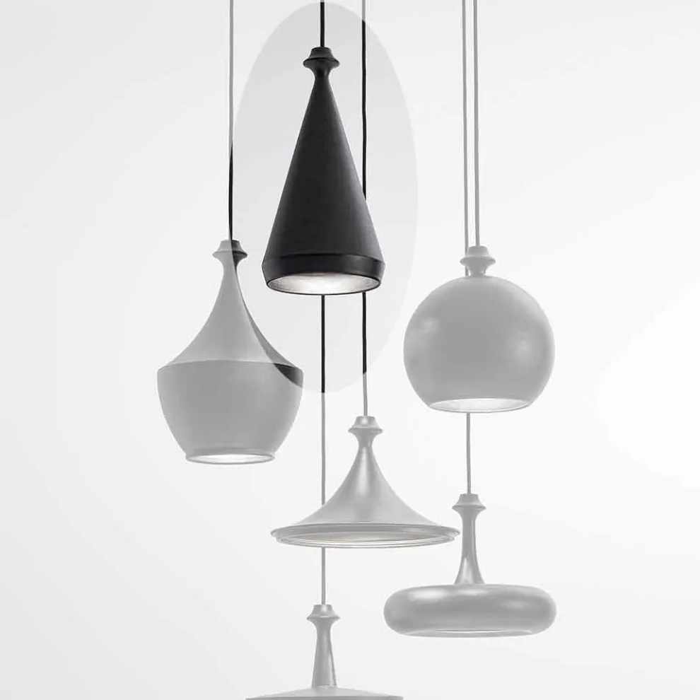 LED Hängeleuchte aus Keramik im Design – Lustrini L2 Aldo Bernardi