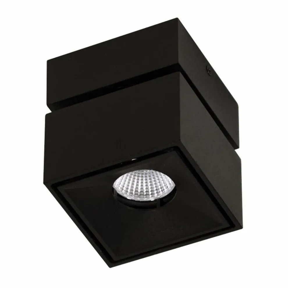 LED-Wand- oder Deckenstrahler aus weißem oder schwarzem Aluminium - Vernon