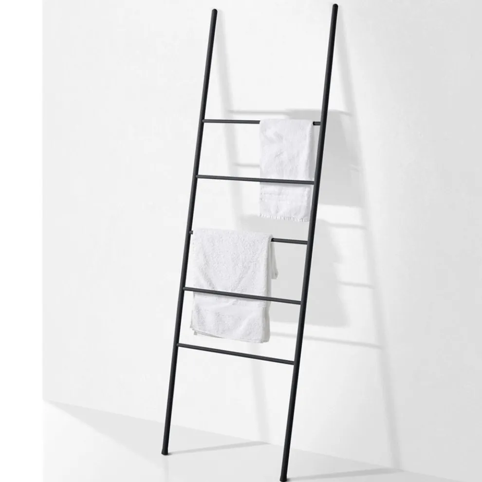 Leiter mit fünf Sprossen aus schwarzem oder weißem Metall - Ufo