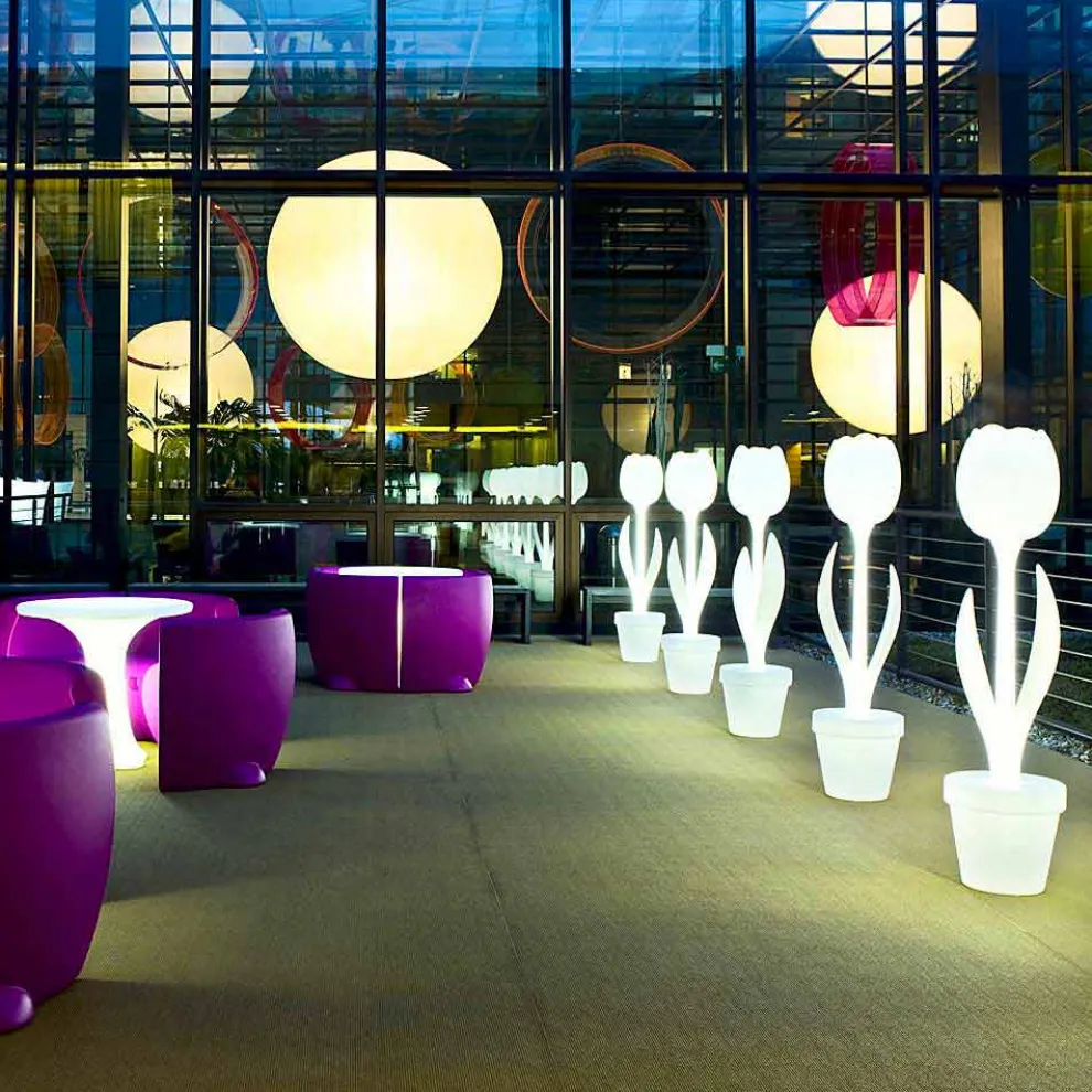 Leuchtende Möbeldekoration für Innenarchitektur, 2 Stück - Tulpe von Myyour