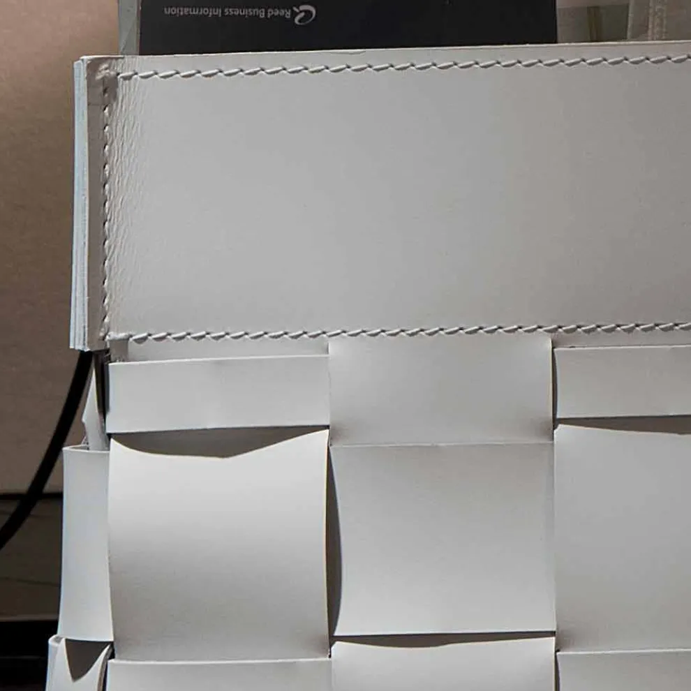 Lory Design Wand-montiert Lederzeitschrift Rack, hergestellt in Italien