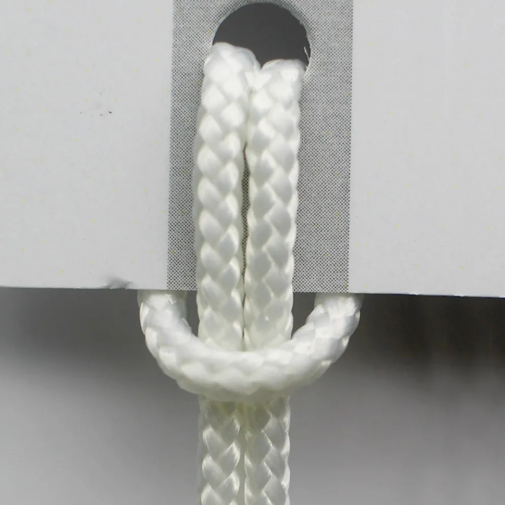 Luxusstuhl mit Armlehnen aus gebleichter Buche und Seil Made in Italy - Nora