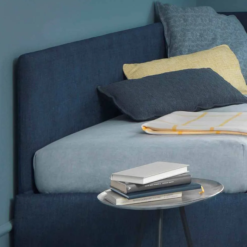 Einzelbett, mit Eckkopfteil und Seitenwand Linie 4 Bozen