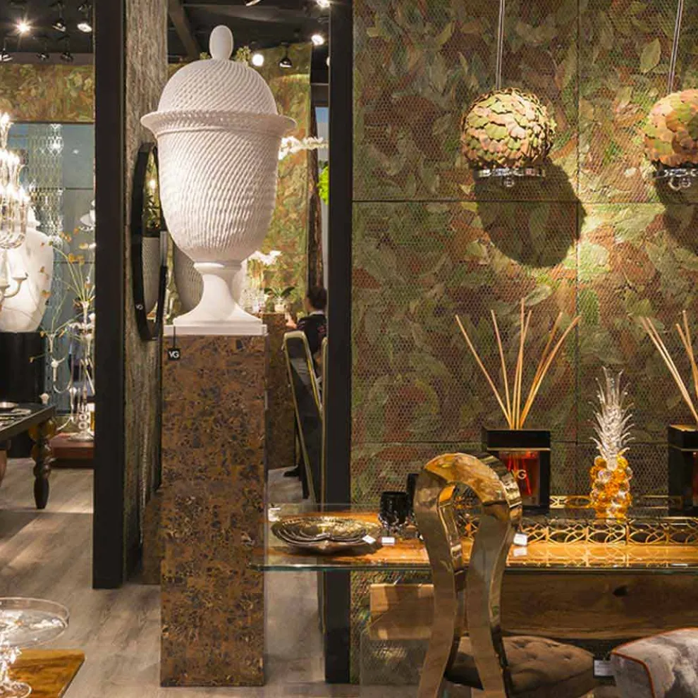 Elegante Keramikvase für den Innenbereich, handgefertigt in Italien - Napoleone