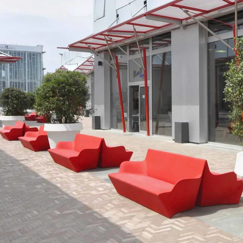 Gartensofa mit Armlehnen Slide Kami Yon made in Italy
