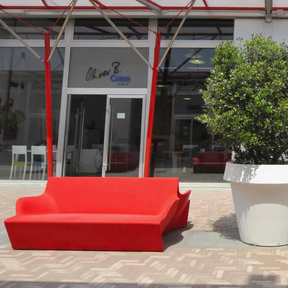 Gartensofa mit Armlehnen Slide Kami Yon made in Italy