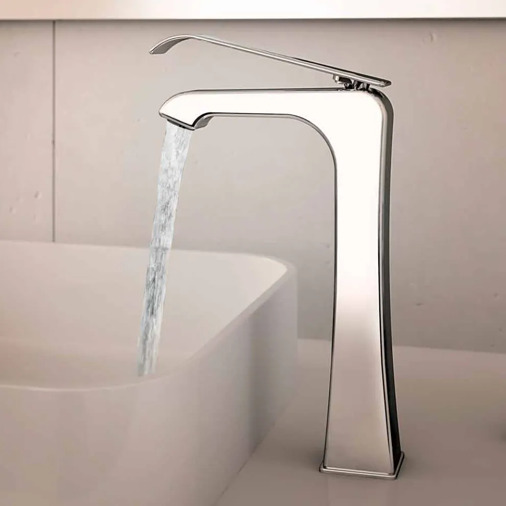 Made in Italy Design Chrom Messing Waschtischmischer - Bonina