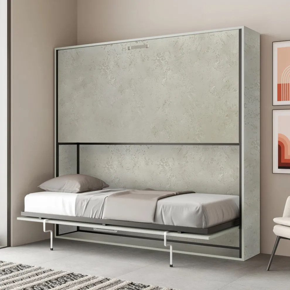 Horizontales Klapp-Etagenbett Made in Italy - Collaborative
