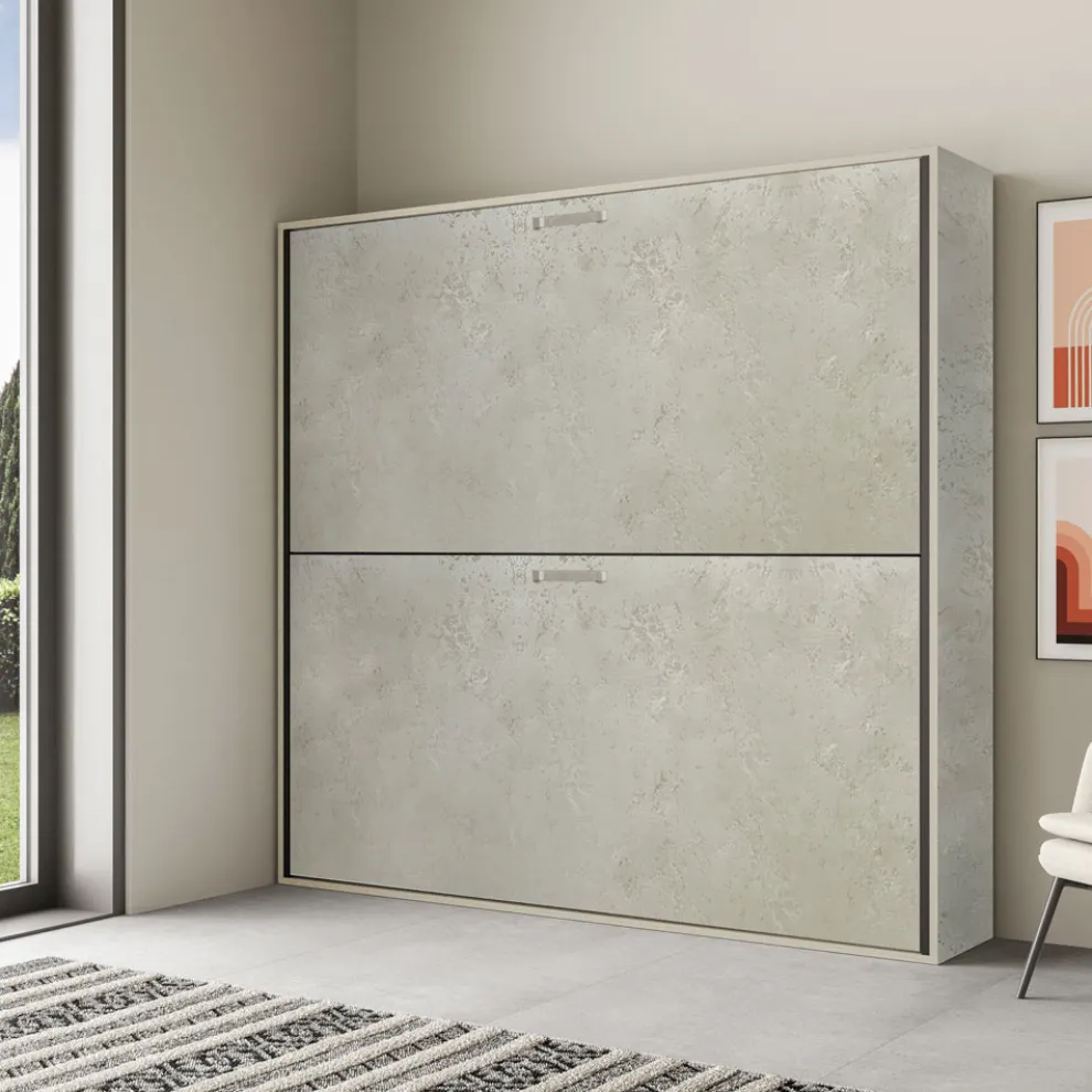 Horizontales Klapp-Etagenbett Made in Italy - Collaborative