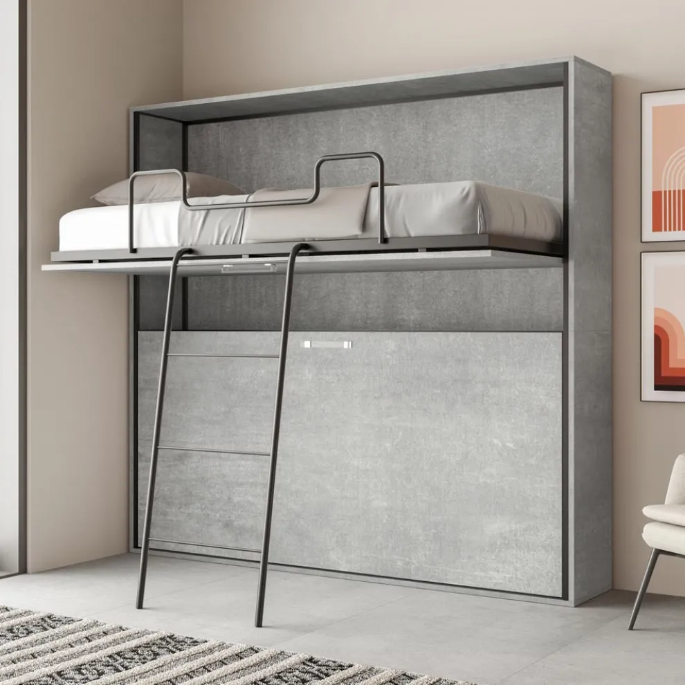 Horizontales Klapp-Etagenbett Made in Italy - Collaborative