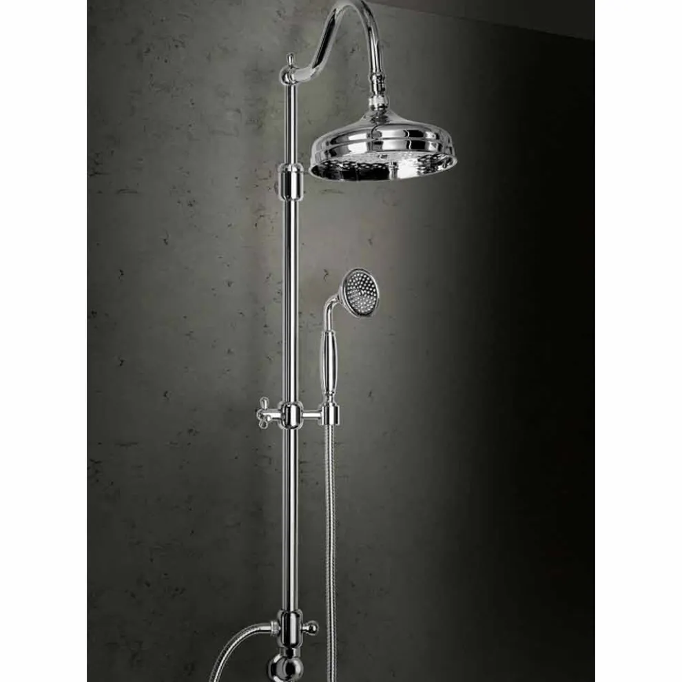 Messing-Duschsäule ohne Mixer Klassisches Design Made in Italy - Yunda