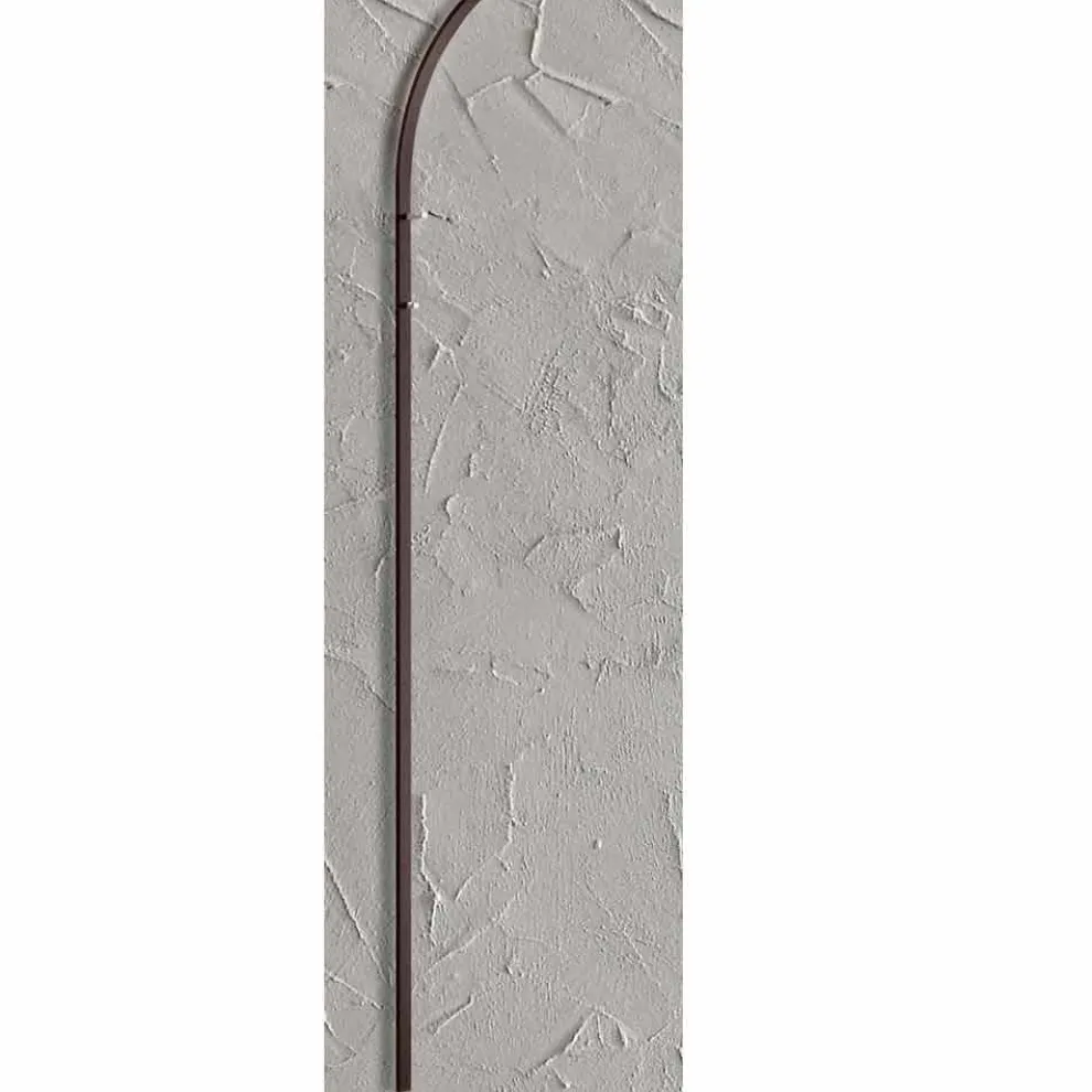 Metallwand Kleiderbügel mit 2 Haken und LED-Licht Made in Italy - Osmio