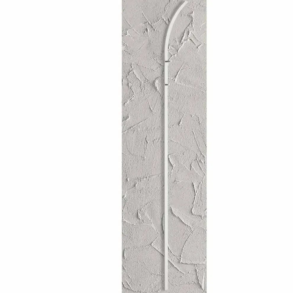 Metallwand Kleiderbügel mit 2 Haken und LED-Licht Made in Italy - Osmio