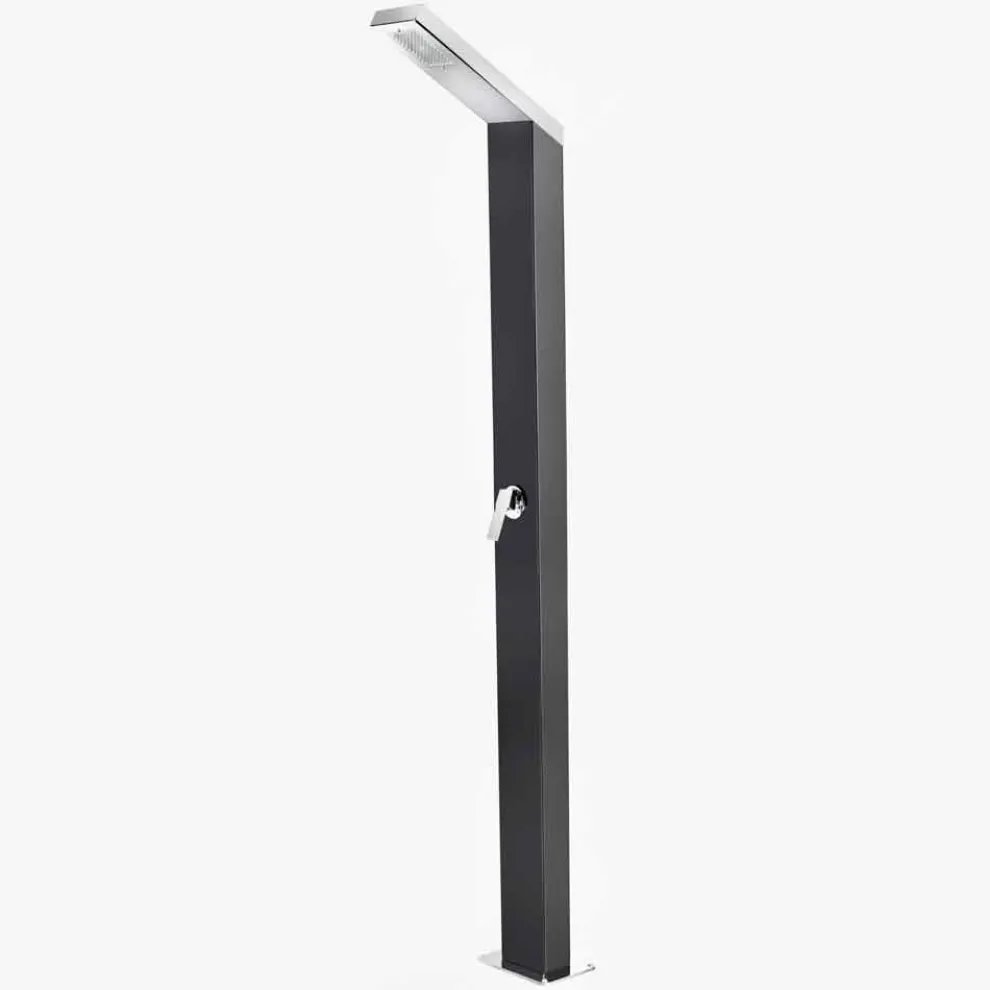 Solar-Duschsäule für den Außenbereich aus Edelstahl Made in Italy - Werner