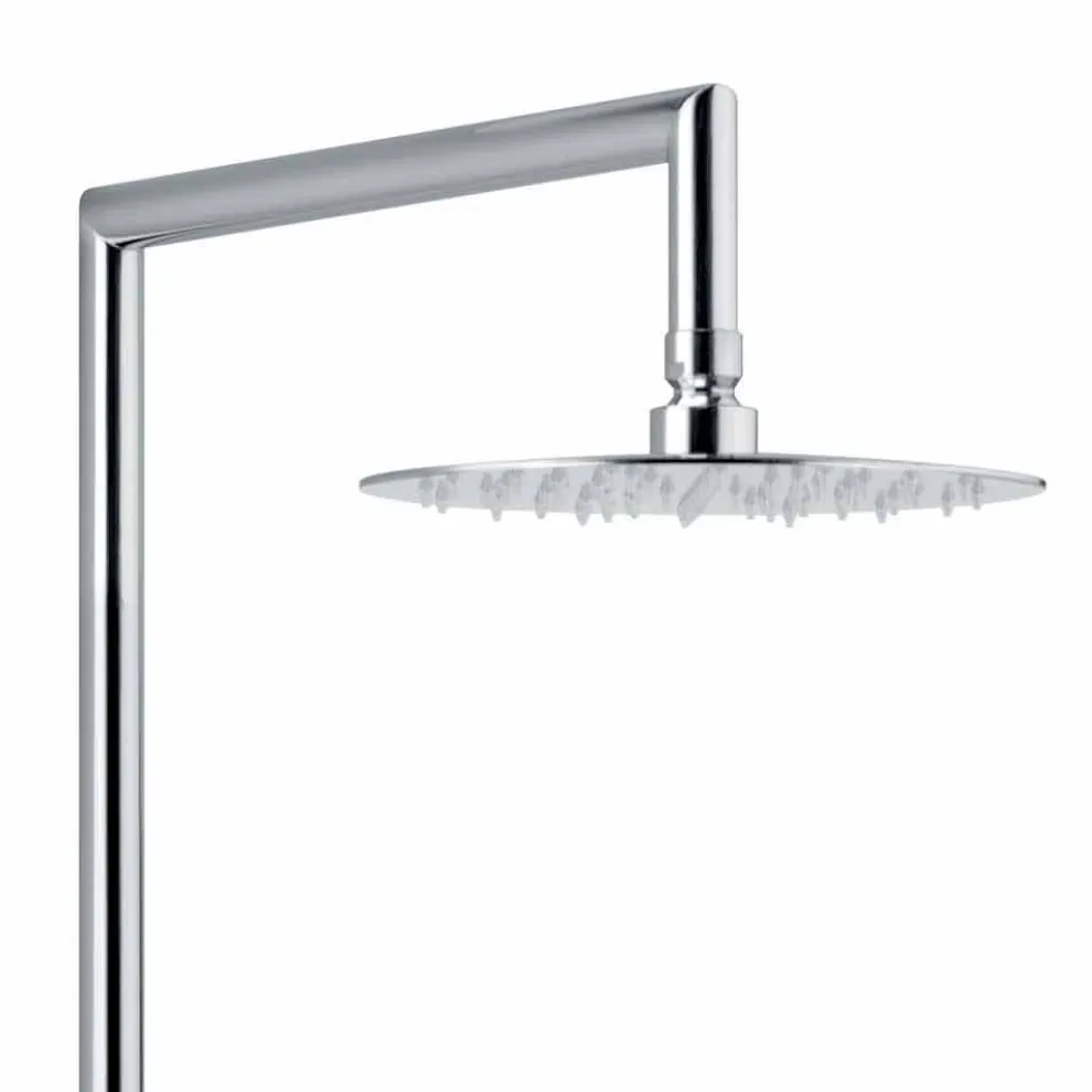 Moderne Duschsäule in Messing Chrom Finish Made in Italy - Gallo