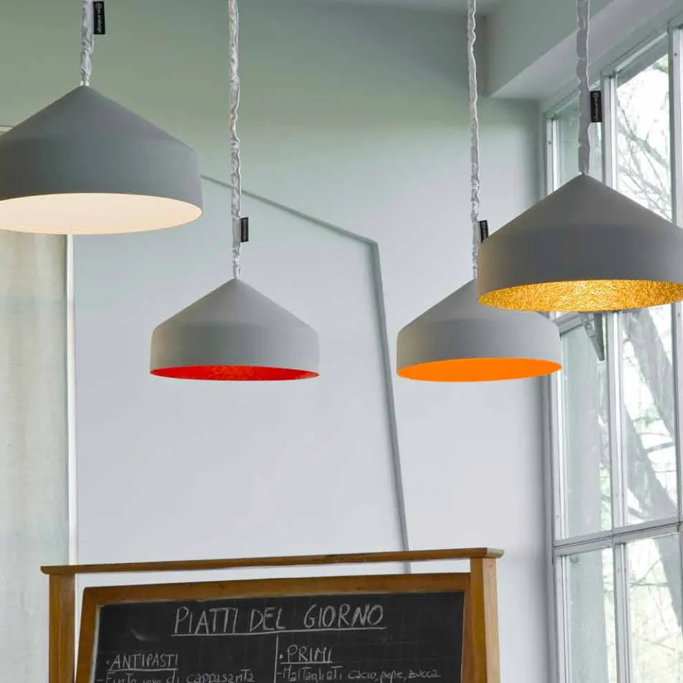 Moderne Pendelleuchte In-es.artdesign Cyrcus Painted Zement