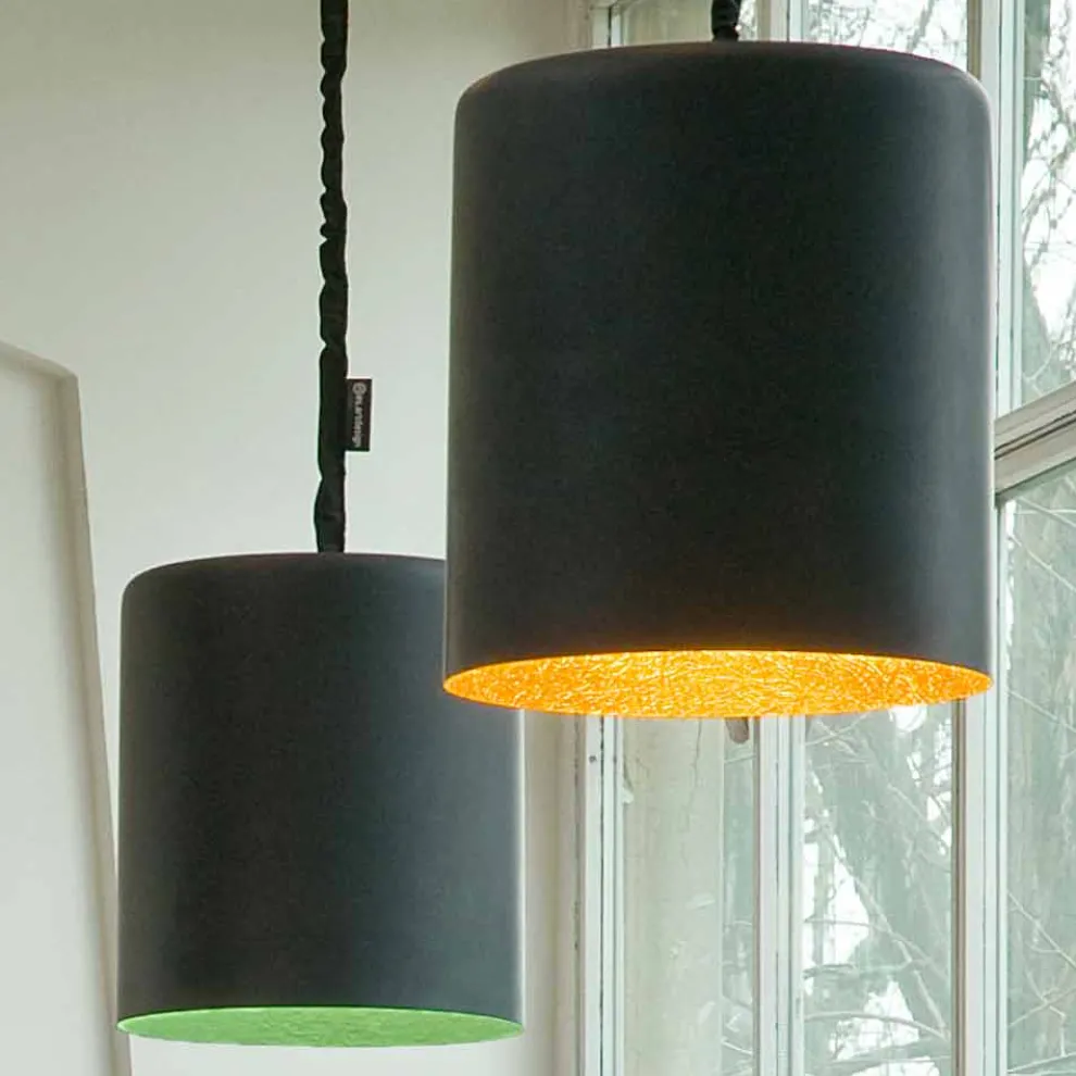 Moderne Pendelleuchte In-es.artdesign Bin Resin Blackboard