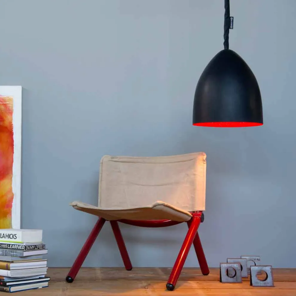Moderne Pendelleuchte In-es.artdesign Flower S Resin Blackboard