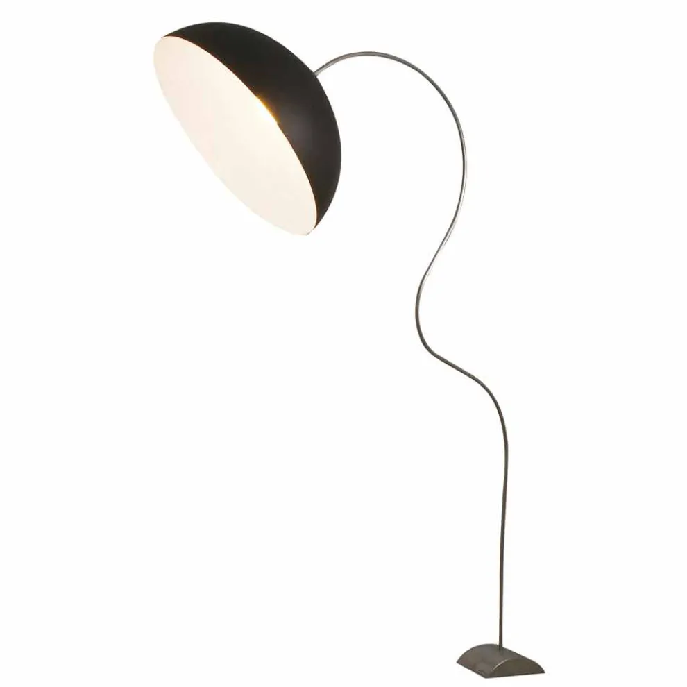 Moderne Stehlampe In-es.artdesign Halbmondfarbener Nebel