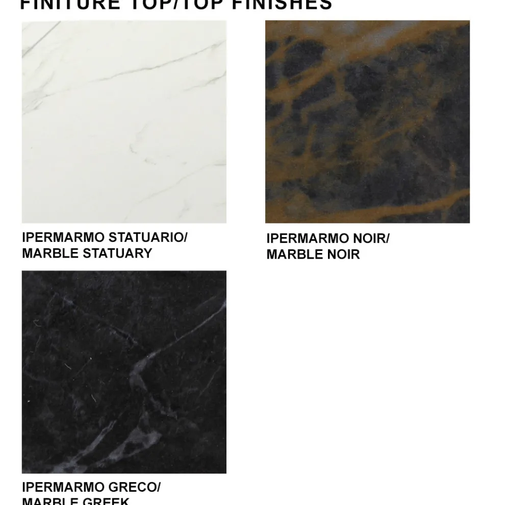 Moderner ausziehbarer Tisch bis 278 cm aus Made in Italy Keramik – Dalmatiner