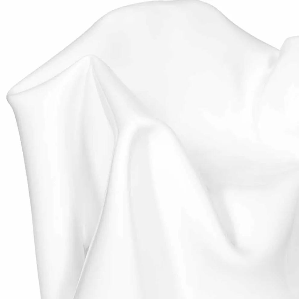 Moderner Design-Sessel aus weißem Plexiglas Paris, hergestellt in Italien