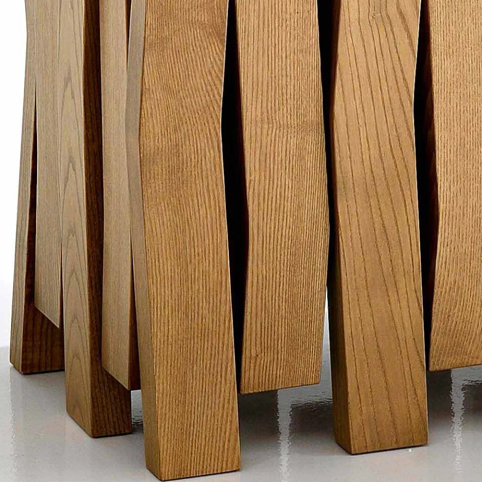 Moderner Designtisch aus Glaskeramik made in Italy, Egisto