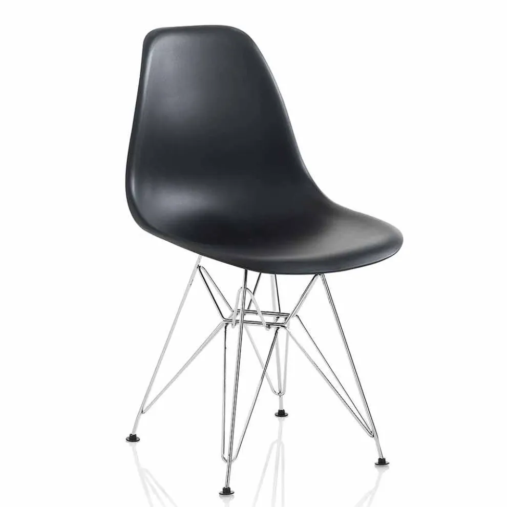 Moderner Esszimmerstuhl aus Polypropylen und Metall, 4 Stück - Chiazza