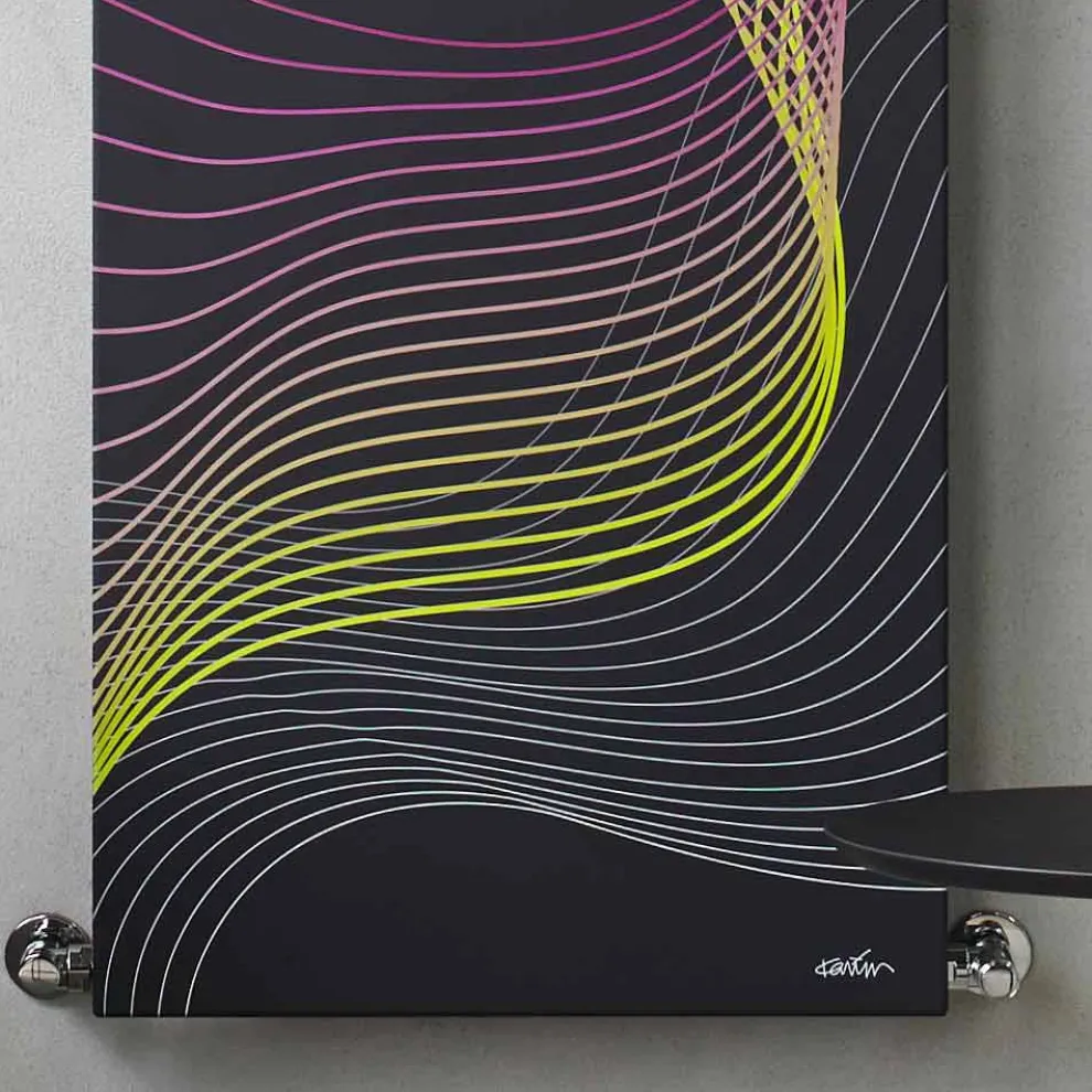 Moderner hydraulischer Wandkühler aus Stahl mit 839 Watt Dekoration - Kelvin