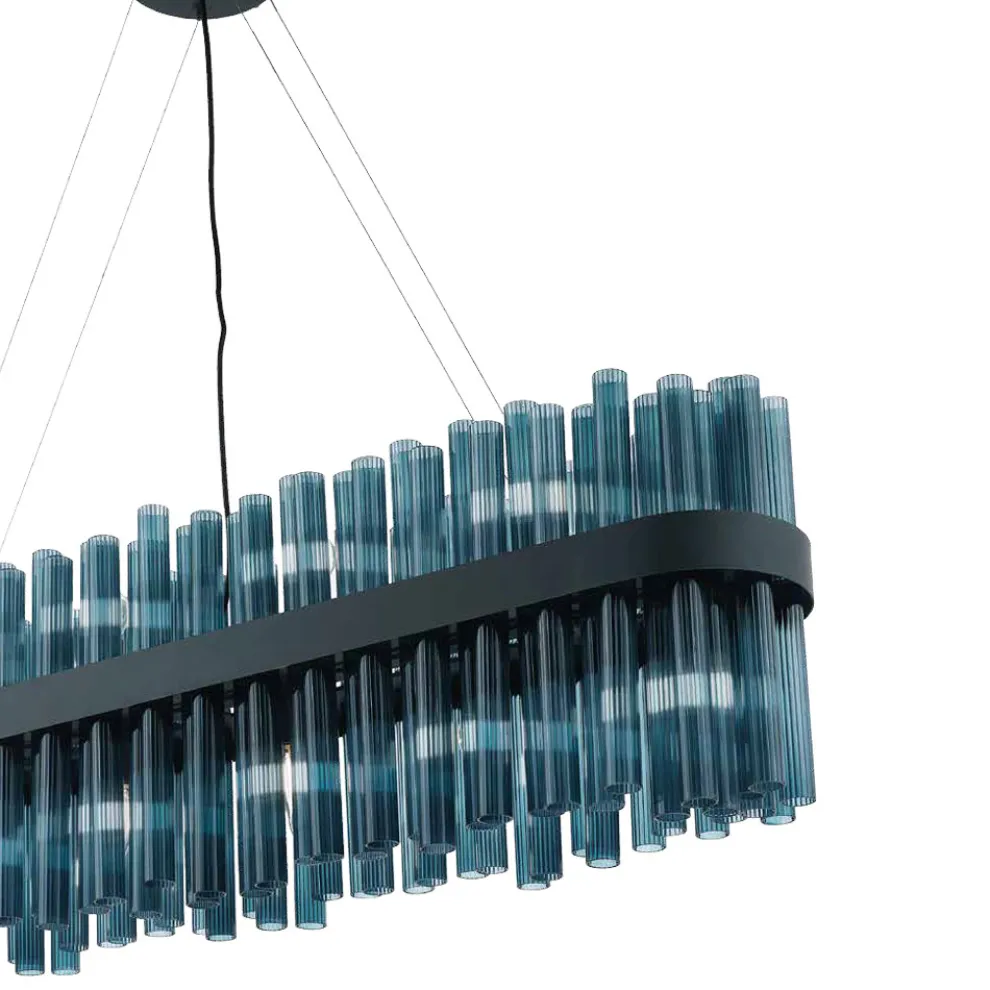 Moderner italienischer handgefertigter Luxus-Kronleuchter aus mundgeblasenem Glas - Maesta